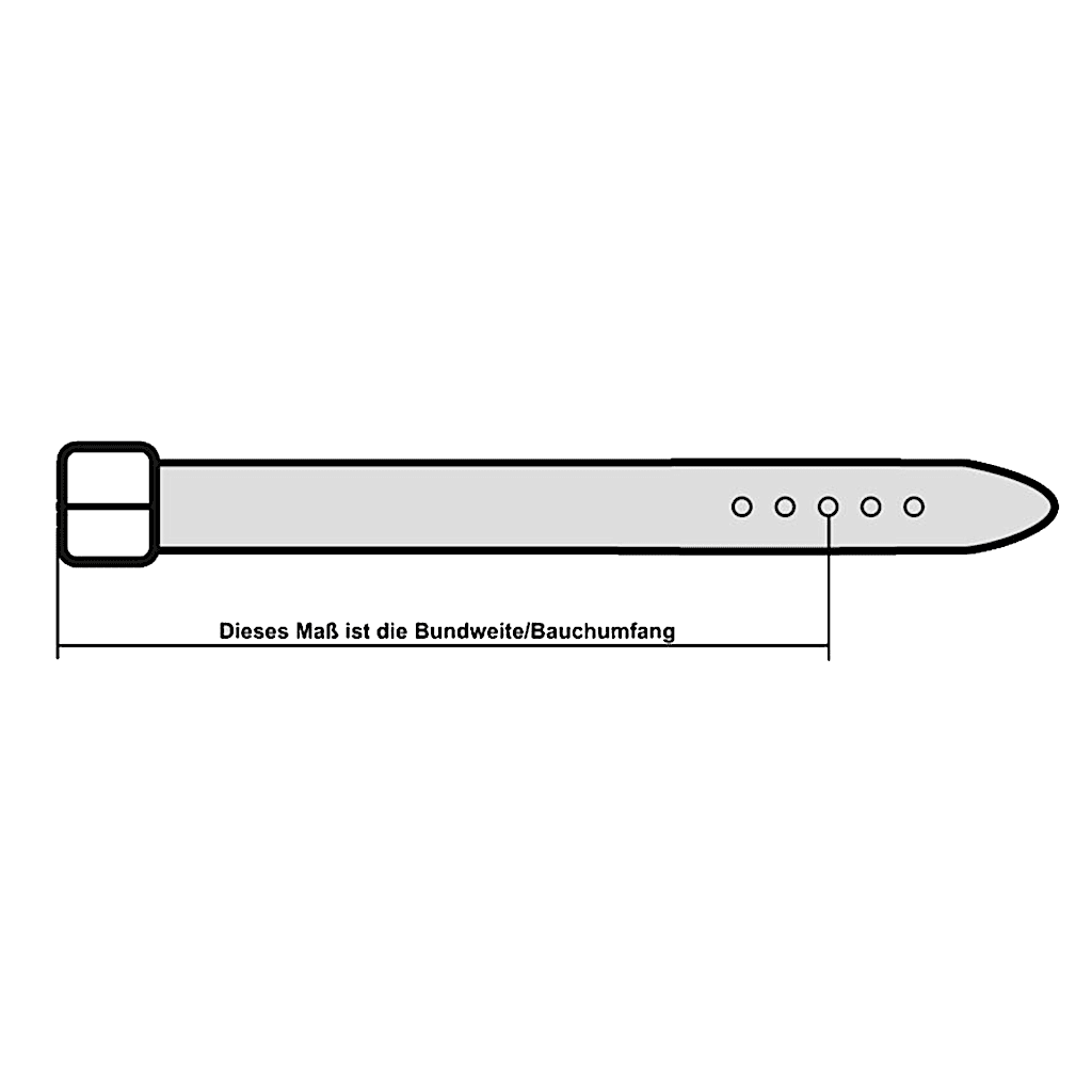 Damengürtel aus Leder