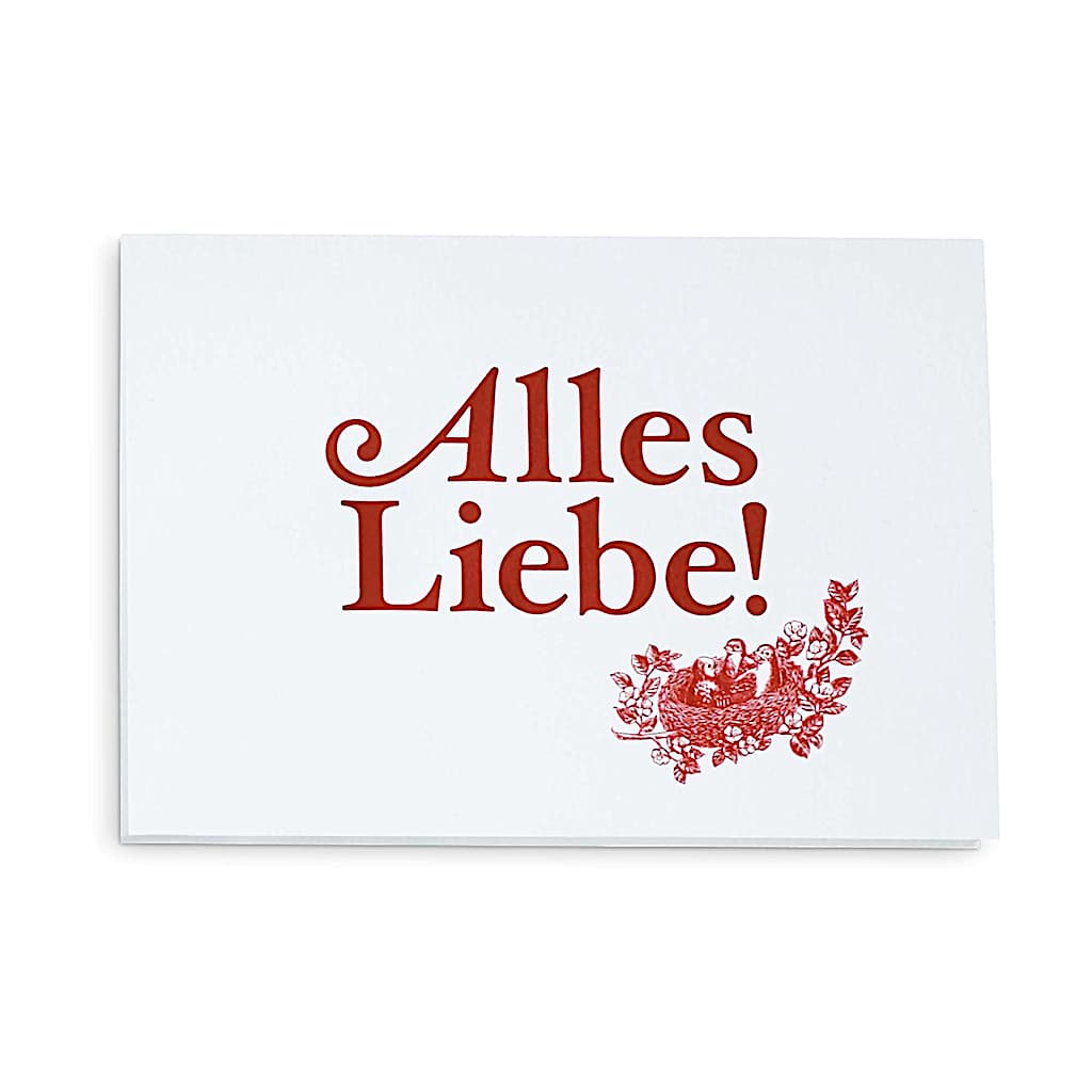 Grußkarte liebe