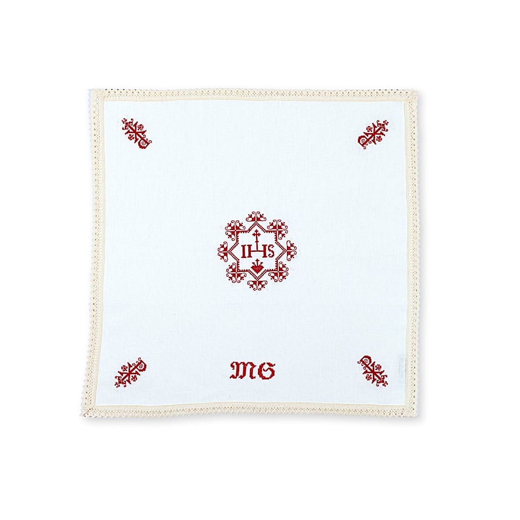 Personalisierte Weihkorbdecke, 50 cm