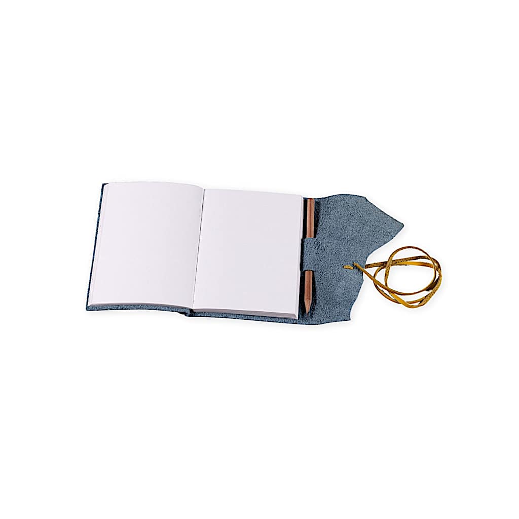 Personalisierbares Leder-Notizbuch, Goldprägung