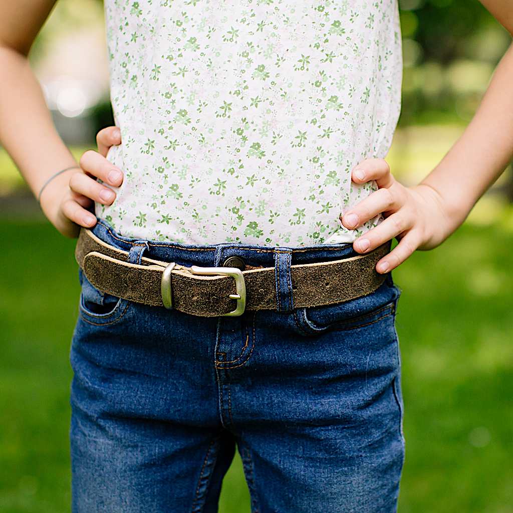 Kindergürtel aus Leder