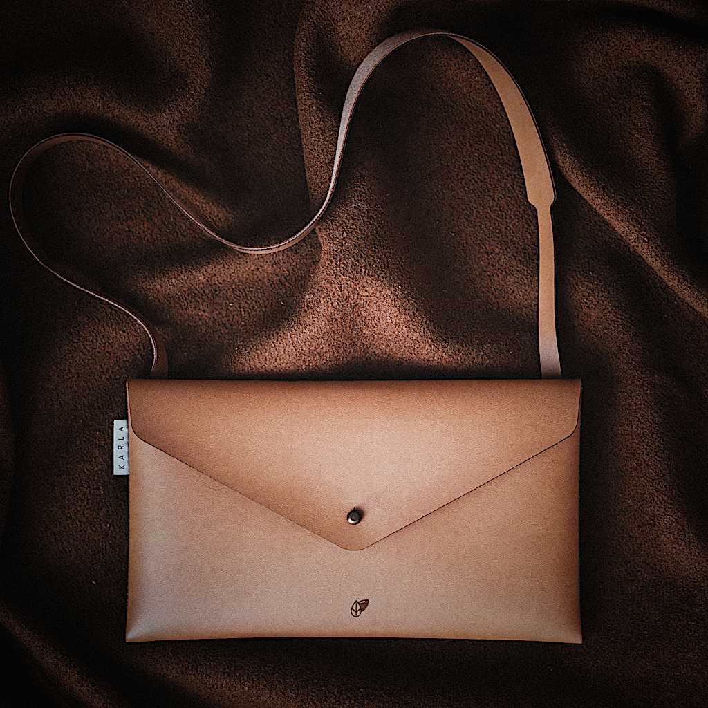 Handtasche aus Apfelleder