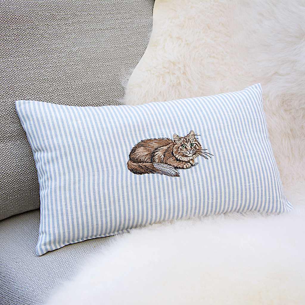 Zirbenkissen Katze