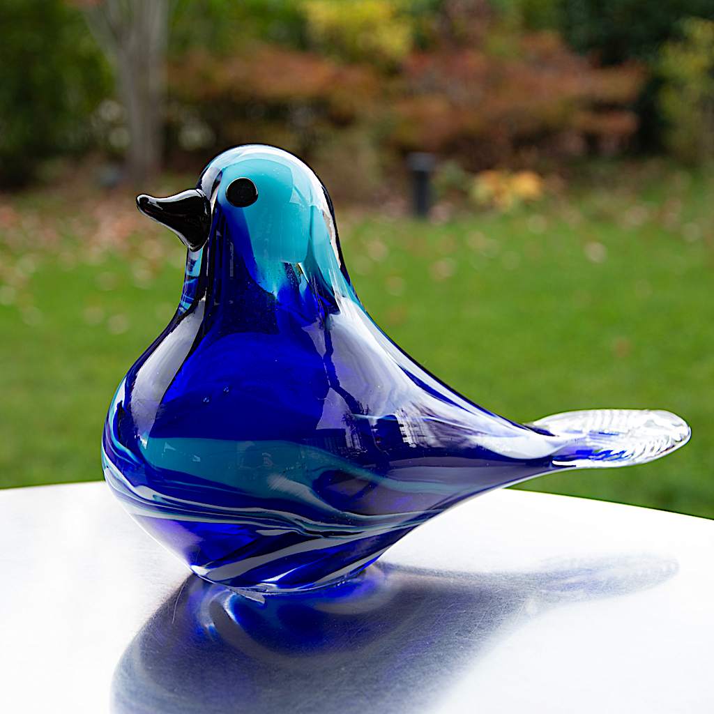 Mundgeblasener Dekovogel 