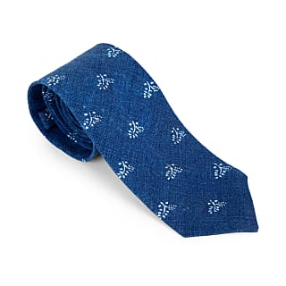 Blaudruck Krawatte „Floral“