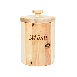 Vorratsdose aus Zirbe, personalisierbar