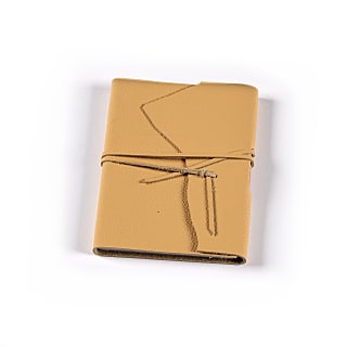 Personalisierbares Leder-Notizbuch, gold
