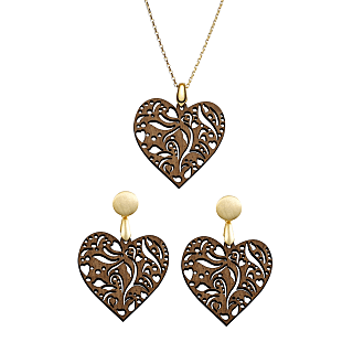 Schmuckset Kette & Ohrringe, personalisierbar