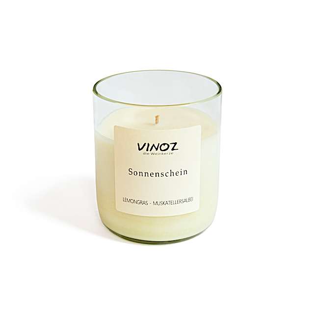 Handgegossene Duftkerze Sonnenschein