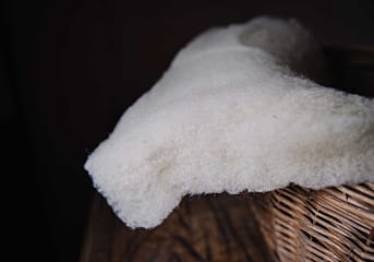 Großes Schafwollvlies 