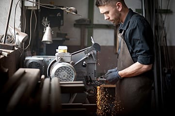 Personalisiertes Kochmesser aus Damaststahl