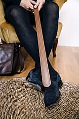 Extralanger Holz-Schuhlöffel, Birke 