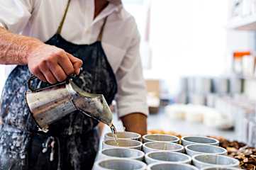 Handgegossene Duftkerze Wintersonne