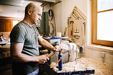 Glücksschweinchen aus Holz
