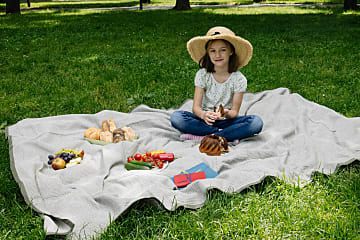 Picknickdecke mit Tragegurt