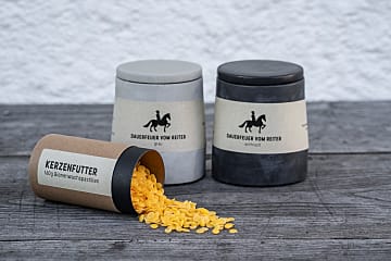 Kerzenfutter aus Bienenwachs