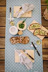 Zirben-Jausenbretter mit Ständer