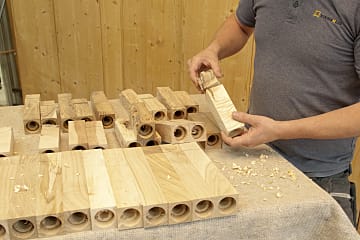 Pfeffermühle aus Eichenholz