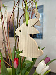 Osterschmuck aus Zirbe