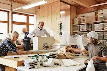 Herzkissen mit Dinkel-Bergkräuterfüllung