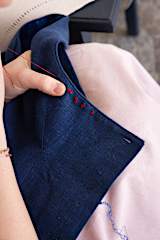 Servus Blaudruck-Dirndl