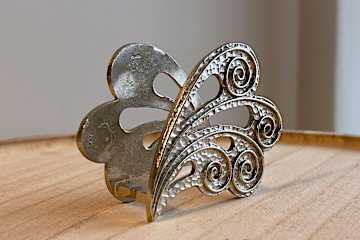 Serviettenständer aus Zinn