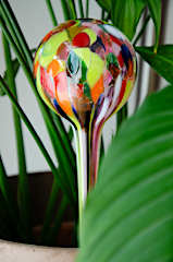 Großer Wasserspender aus Glas